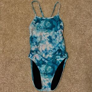 Jolyn blue floral brandon suit